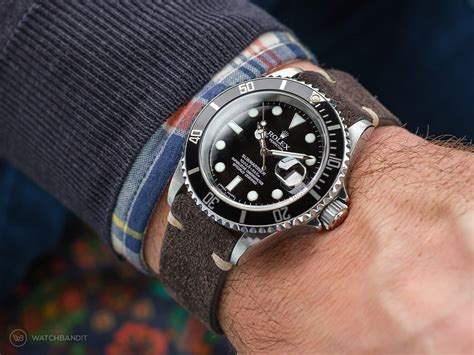 rolex submariner band|best straps for Rolex Submariner.